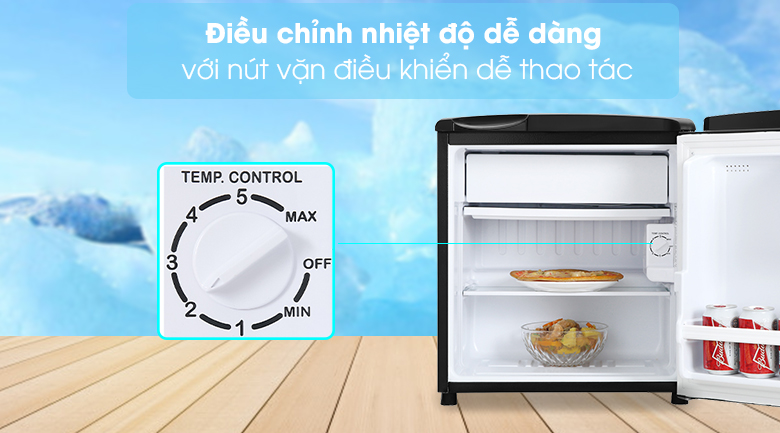 Tủ lạnh Aqua 50 lít AQR-D59FA(BS)