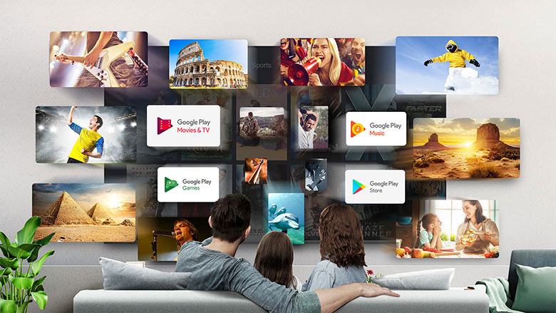 Hệ điều hành mới nhất trên giao diện TCL 65C815 QLED
