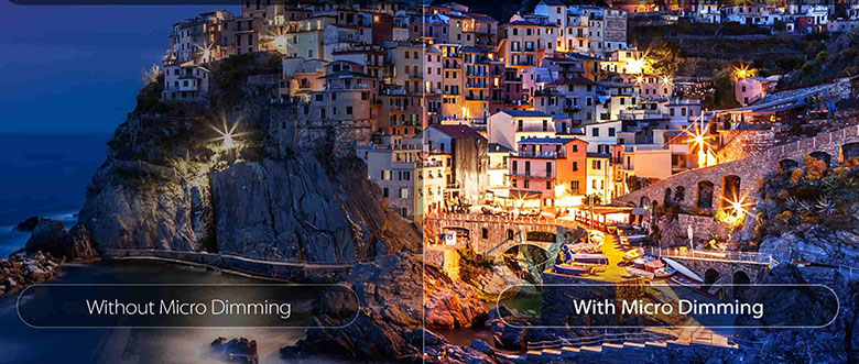 Công nghệ Micro Dimming - Android Tivi TCL 4K 65 inch 65P618