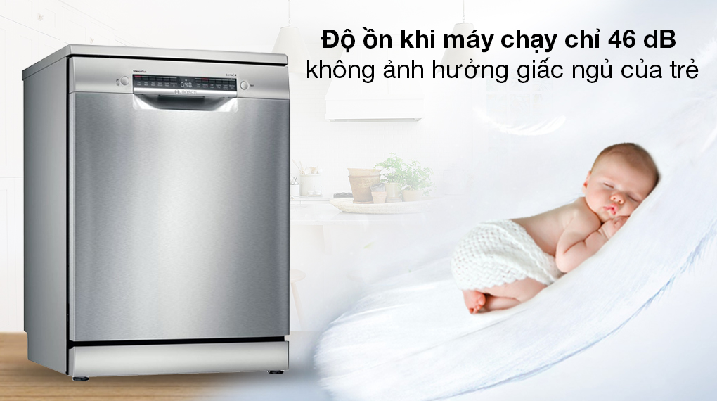 Máy rửa chén độc lập Bosch SMS4IVI01P