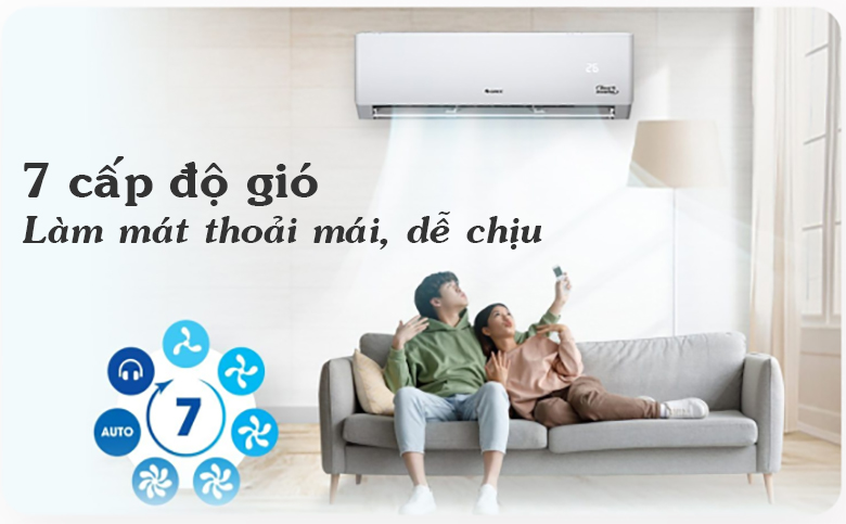 Điều hòa gree 7 cấp độ gió